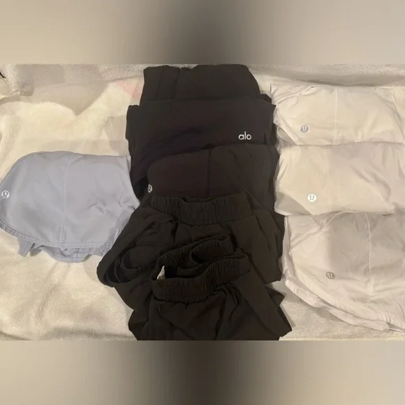 (9 item bundle) Alo and Lululemon Shorts - Picture 4 of 12